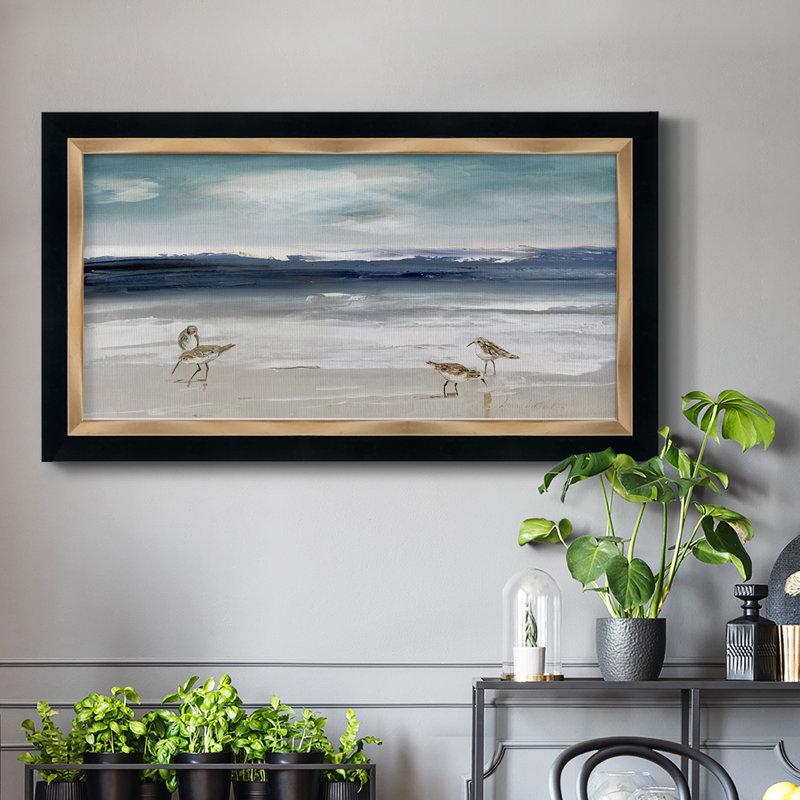 Sandpiper Bay - Reproduction de photo sur toile, H 25 po x l 45 po x P 2,5 po