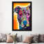 Heart U Pit Bull by Dean Russo - Print on Canvas-49987823-56803662