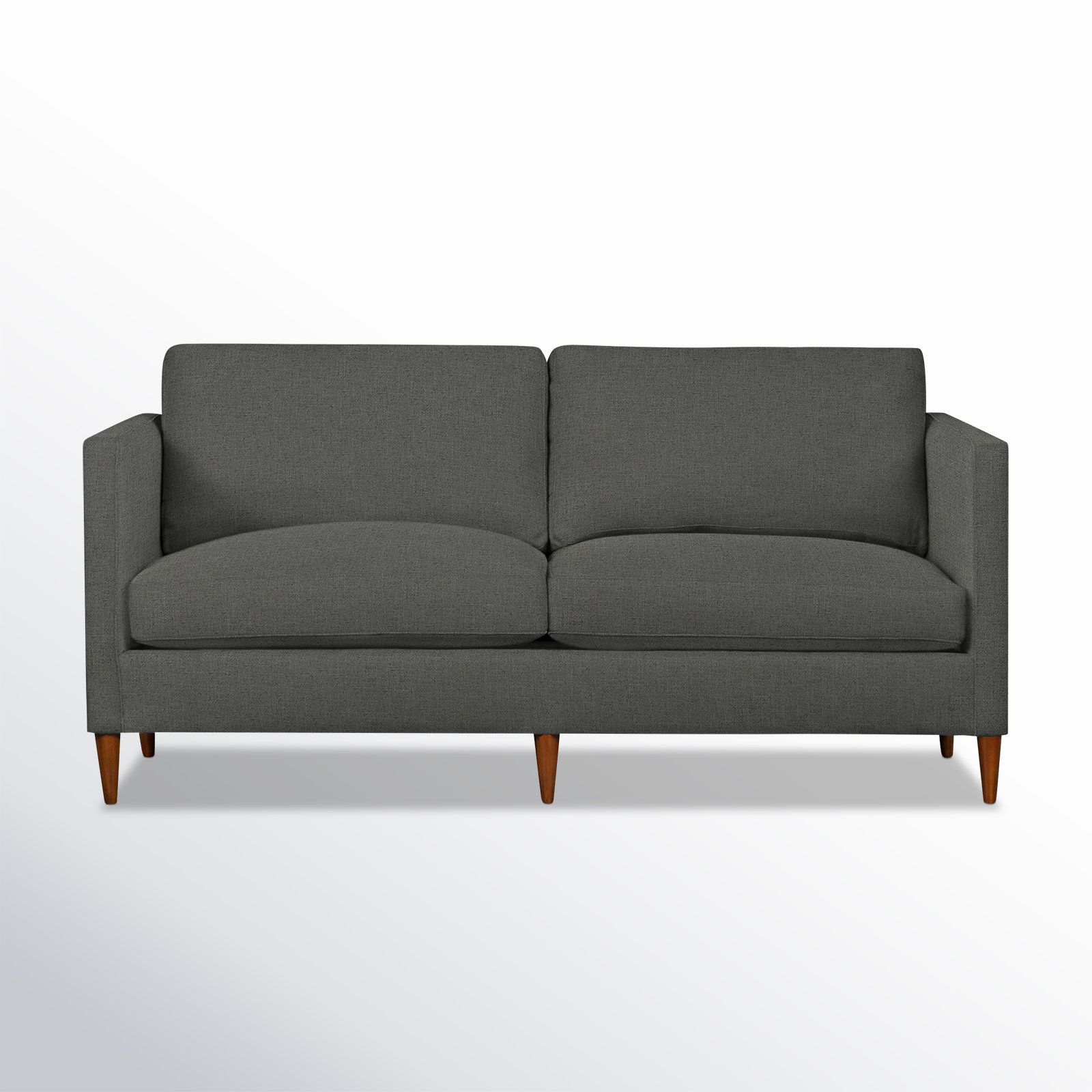 Clifford 73'' Sofa, Zuma Charcoal Textured Linen