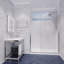 Porte de douche coulissante simple encadrée Halberd Series l 48 po x H 72 po-49718878