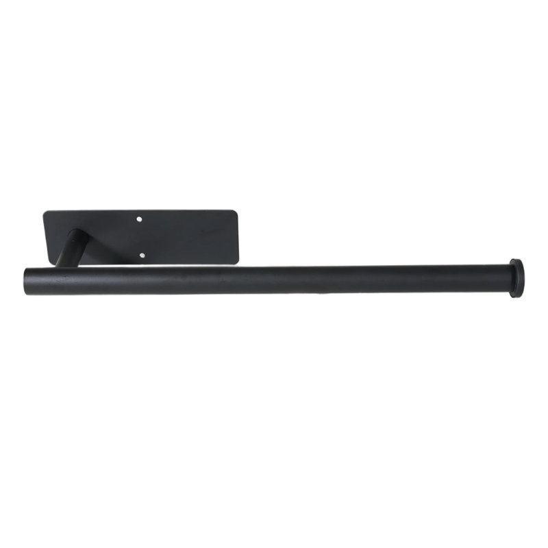 34 cm L Stainless Steel 1 - Bar Towel Bar, Black