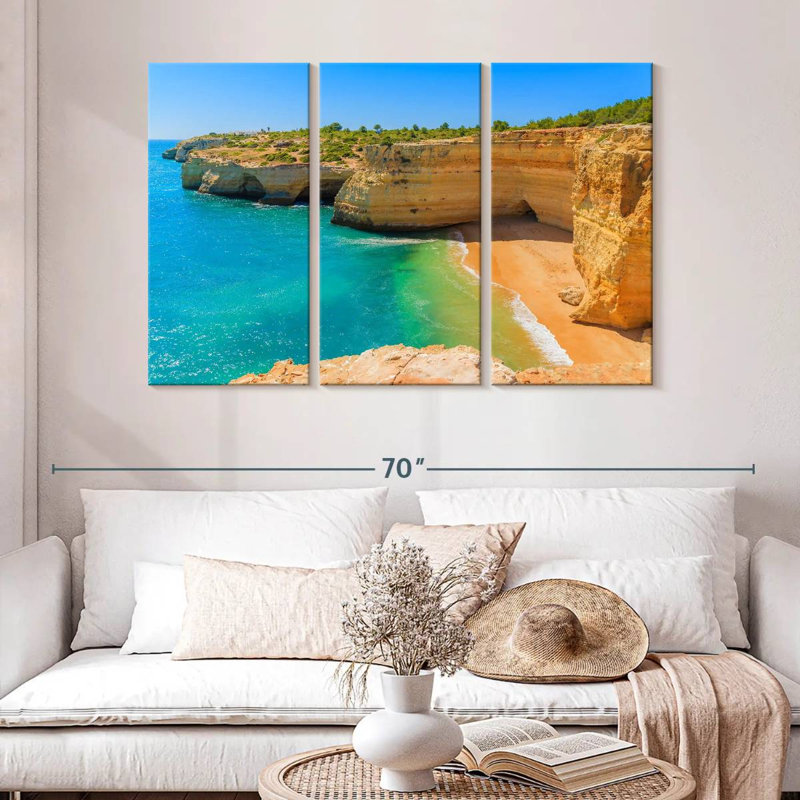 Sebbie Golden Rock Cliff, Portugal, H 32 po x l 50 po