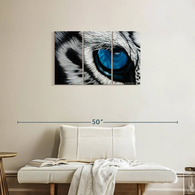 Brampt Blue Tiger Eye, 20" H x 33" W