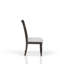 Chaise d'appoint rembourrée à dossier en échelle