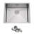 Blenzia 23 Inch Undermount 16 Gauge 304 Stainless Steel Handmade Single Bowl Kitchen Sink with Strainer 23" x 18" x 9"