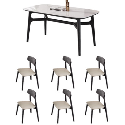 Ensemble de table et chaises Smooth Rock Plate