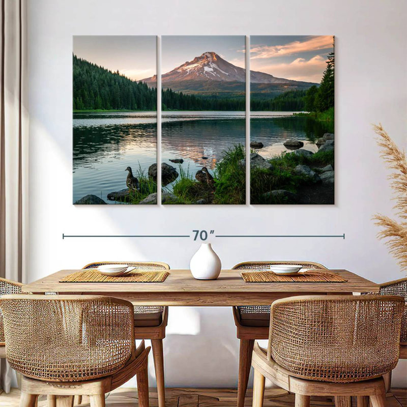 Alvord Mt Hood depuis le lac Trillium, H 42 po x l 65 po