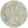 Kinslee Washable Paisley Indoor / Outdoor Rug