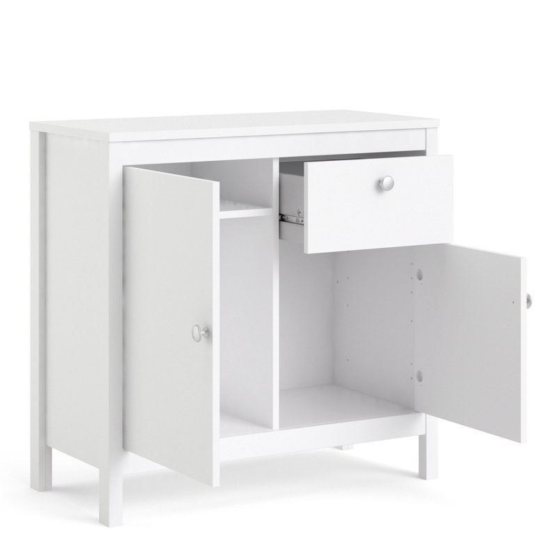 Cynsere 82.1 Cm Wide 1 Drawer Sideboard, White