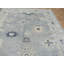 Tapis décoratif en laine de conception unique en laine noué à la main gris/crème 6 pi 4 po x 8 pi 6 po Corentin