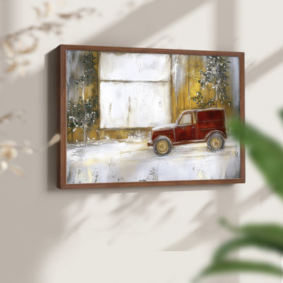 Chirstmas Art-DXXXIX -Framed Print - Restickable