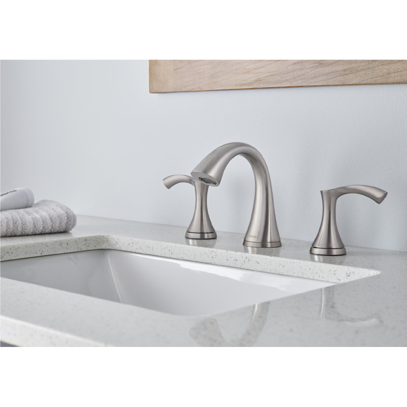 Robinet de salle de bain avec drain Antioch, Nickel brossé