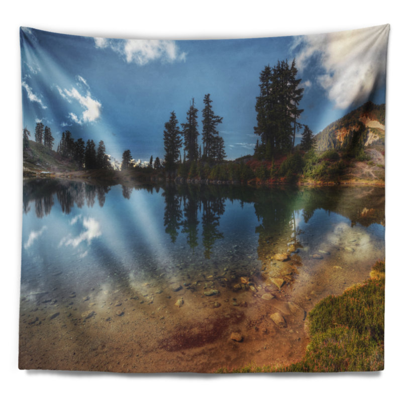 Polyester Tapestry, 50" H x 60" W