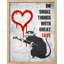 «Banksy Rat Red Heart Design» sur papier-98267541-98267543