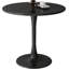 Ensemble de table de salle à manger, table de salle à manger ronde de 24 po et 2 chaises de salle à manger en velours avec pieds plaqués or-773567538-773567536