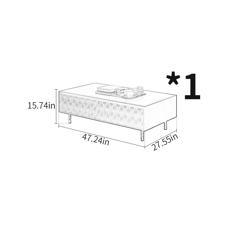 Italian style coffee table