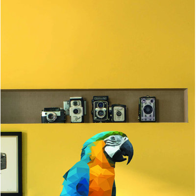 Polygonal Parrot Wall Decal