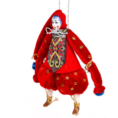 Jefto Carnival Doll Hand-Made Hanging Figurine Ornament