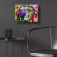  «Elation» par Dean Russo, art mural en verre acrylique, 16 po x 12 po