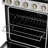 24 in. 4-Burner Electric Glass Top Slide-In Oven Range, 240V in Stainless Steel (KM-SER24-SS)