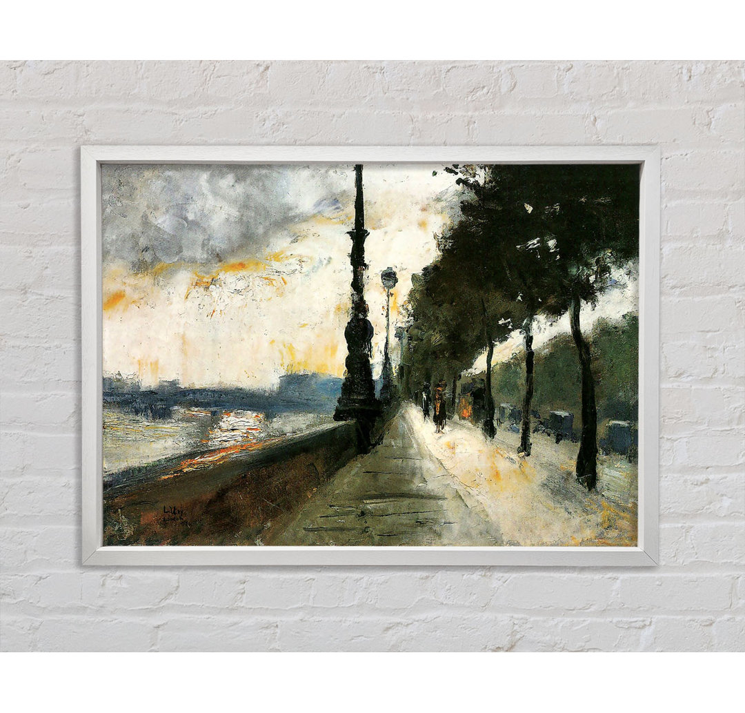 Waterloo Bridge In The Sun von Lesser Ury - Drucken