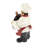 Wooden Chef Decorative Multi Colored Sculpture with Chalkboard