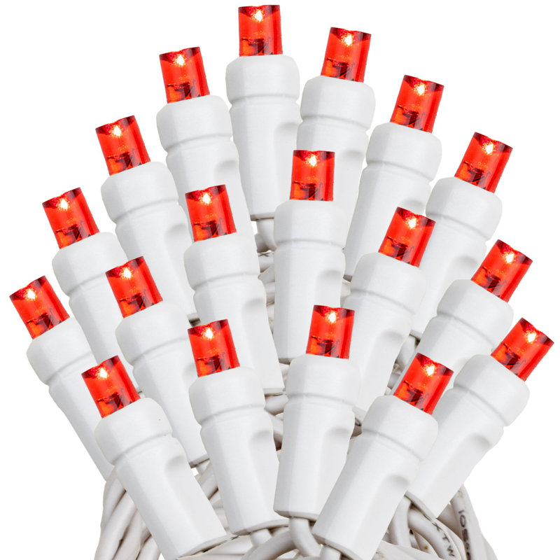 Guirlande lumineuse 50 lumières, Rouge