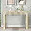 Console cannelée de 39 po de style moderne Mid-Century Abdel-891390331-896219959