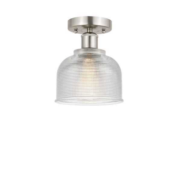 Breakwater Bay Shawnee Glass Semi Flush Mount | Wayfair