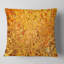 Coussin texturé texturé à motif abstrait jaune-1364198528