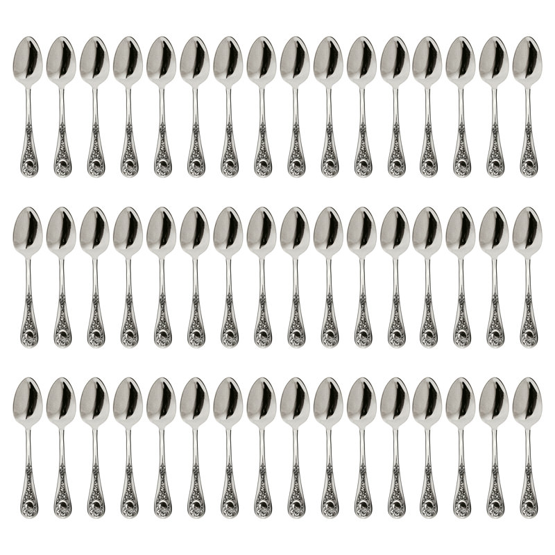 Diana Gourmet Spoon - 48 Pieces - Bronze, Black Gold