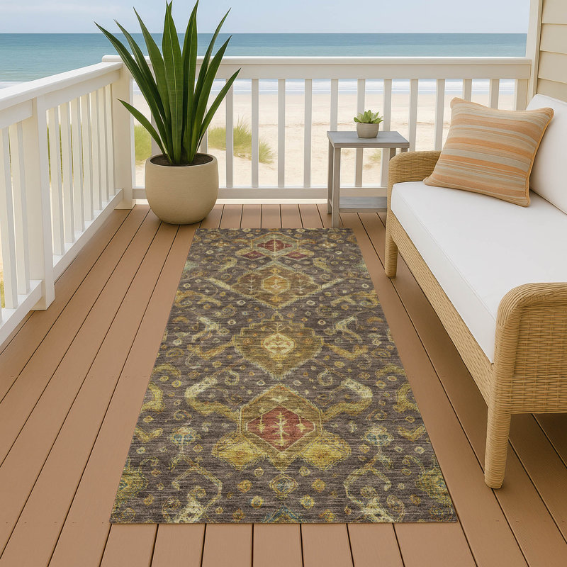 Tapis intérieur / extérieur lavable à la machine Chantille ACN2306 Global, Tapis de couloir 2 pi 3 po x 7 pi 6 po