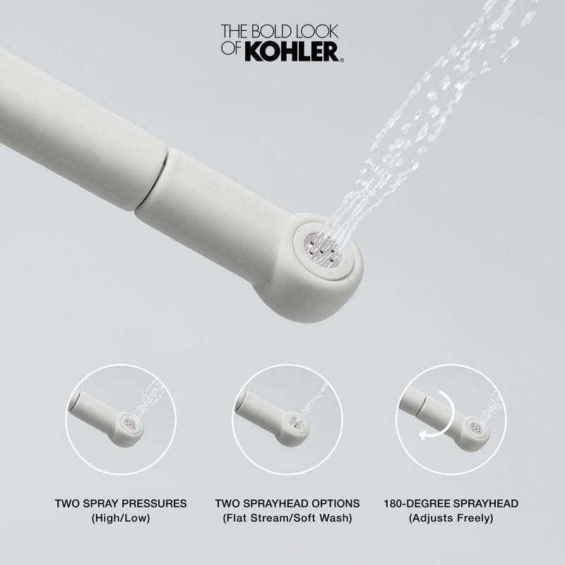 Bidet portatif Purewash M050, Blanc