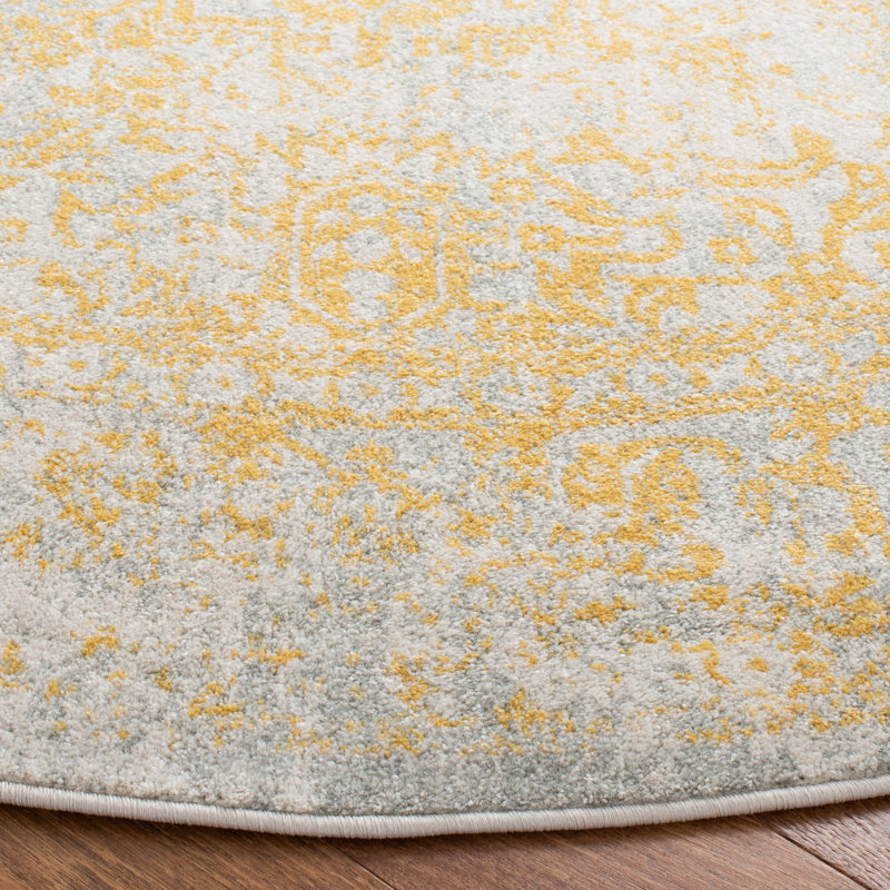 Provincetown Performance Oriental Rug, Round 6'7"