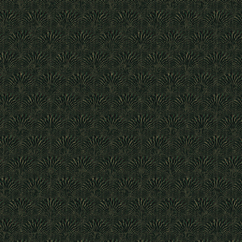 Boutique Geometric Fan Wallpaper Roll, Green