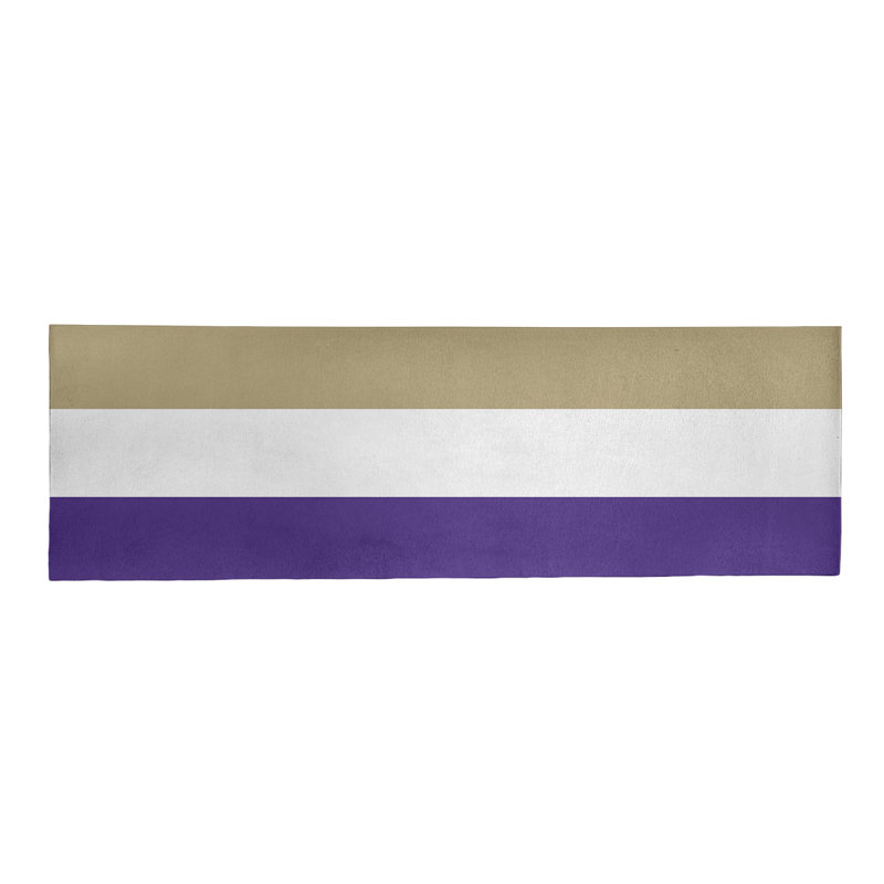Tapis mauve/beige, Tapis de couloir 2 pi 6 po x 8 pi