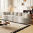 Curved Sectional Sofa-497203942