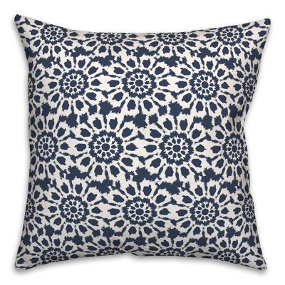 Floral Outdoor Reversible Throw Pillow
