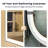UL Certified Front & Back LED Bathroom Vanity Mirror – Anti-Fog, Tempered Glass, Black Aluminum Frame-199817160