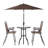 Aalbert 2 - Person Patio Dining Set with Round Table-1601572667