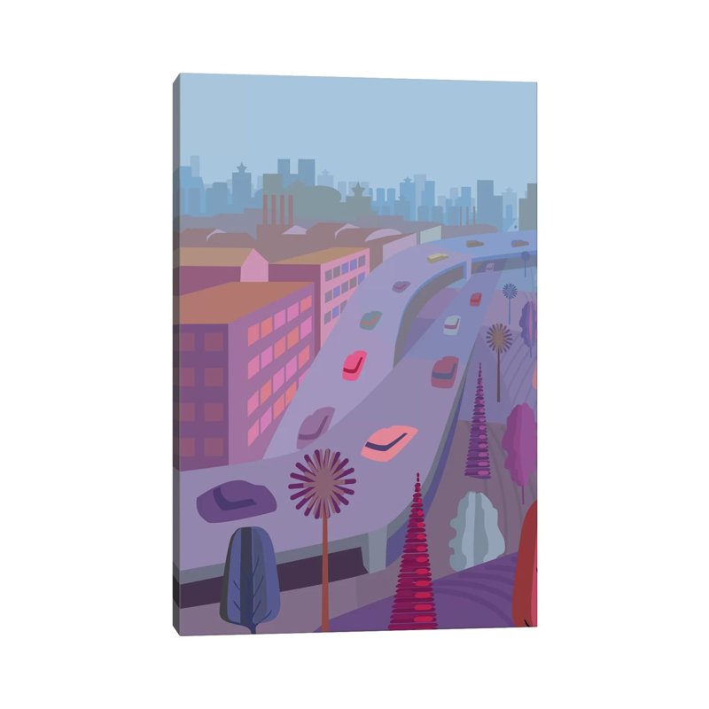 Moscow Manhattan by Charles Harker - Wrapped Canvas Print, 101.6 cm H x 66.04 cm W x 3.175 cm D