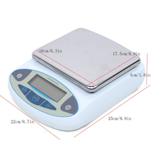 JOYDING 5 Rechargeable Kitchen Food Scale with Bowl Digital 0.1g