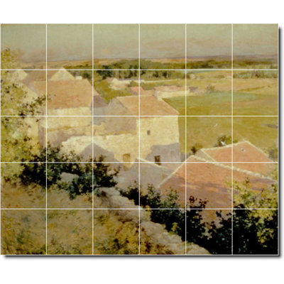 Carreau de céramique décorative 36 po x 30 po 6 po x 6 po