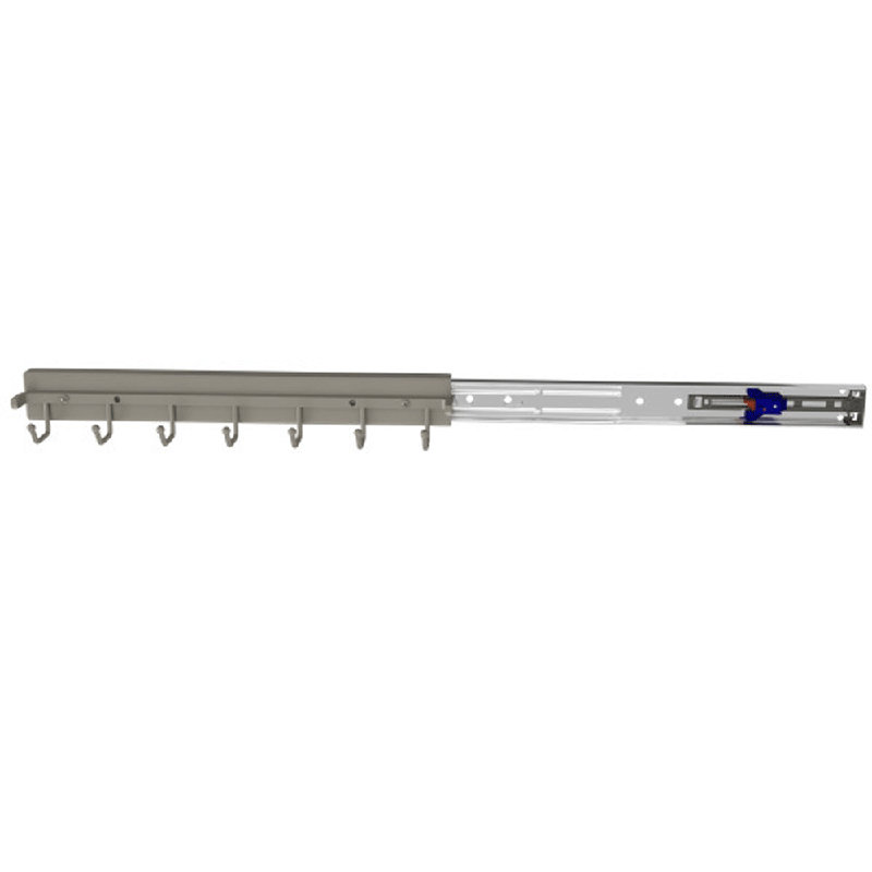 Porte-ceintures et cravates de luxe Rev-A-Shelf, Nickel, H 2,19 po x l 13,46 po x P 2,13 po