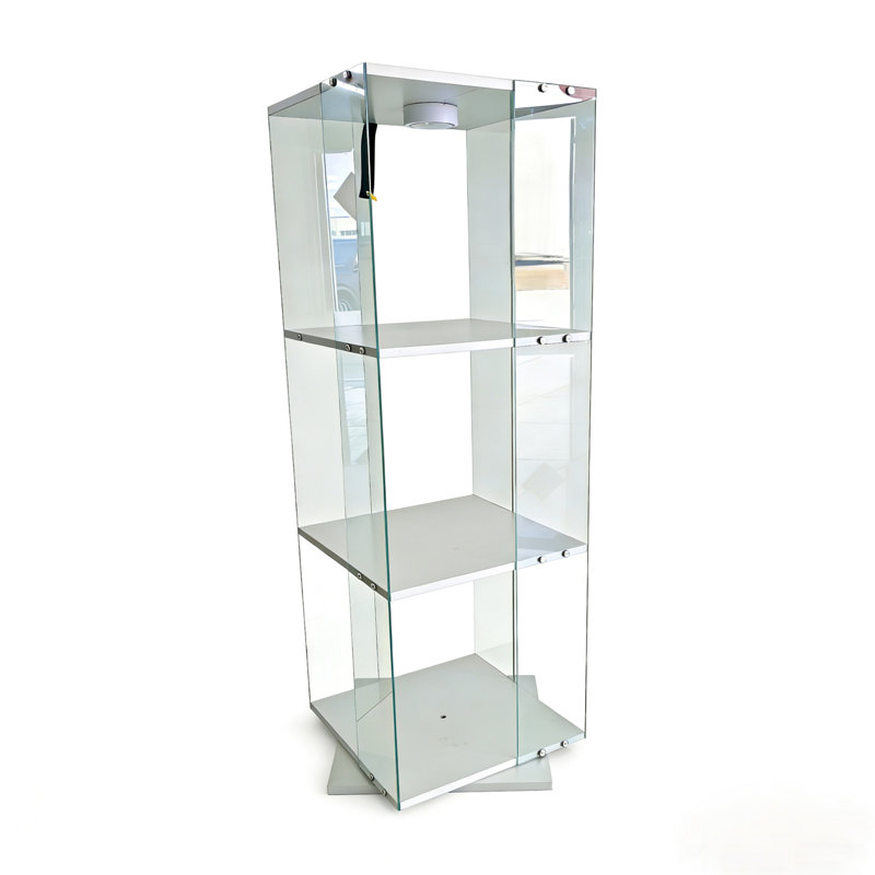 Vitrine rotative à trois niveaux