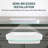 DeerValley Ally 19'' x 12'' Drop-In Bathroom Sink Semi-Recessed Vessel Sink Rectangular Above Counter Basin-101503668