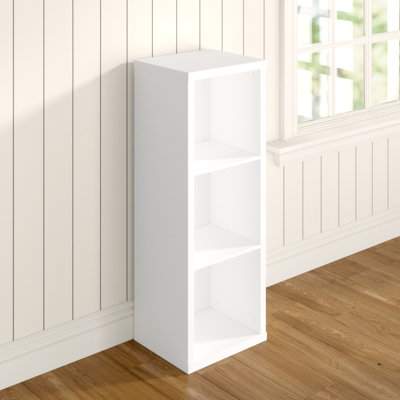 Decorative Storage 3 Cube Bookcase Unit Tiered Shelving Display by ClosetMaid