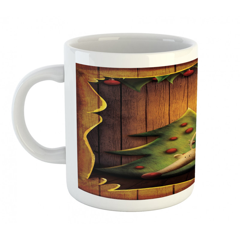 Grande tasse à café childishet cerfs