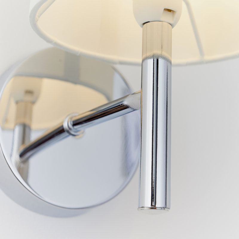 Iyanna Armed Sconce, Chrome
