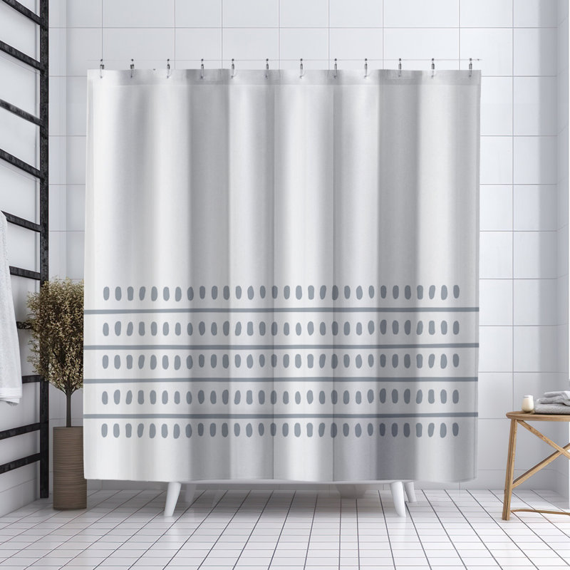 Rideau de douche Coco, Gris